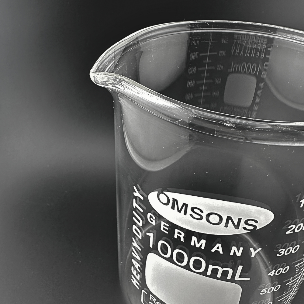 OMSONS - Glass Beaker & Certified Graduated Cylinder Set – 6 Beakers (10ml–1000ml) + 4 Cylinders (5ml–100ml) | Heat-Resistant Beakers, Accurate Lab-Grade Cylinders for Science Experiments, School & Home Labs