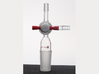 ADAPTER,FLUSHING, PTFE STOPCOCK