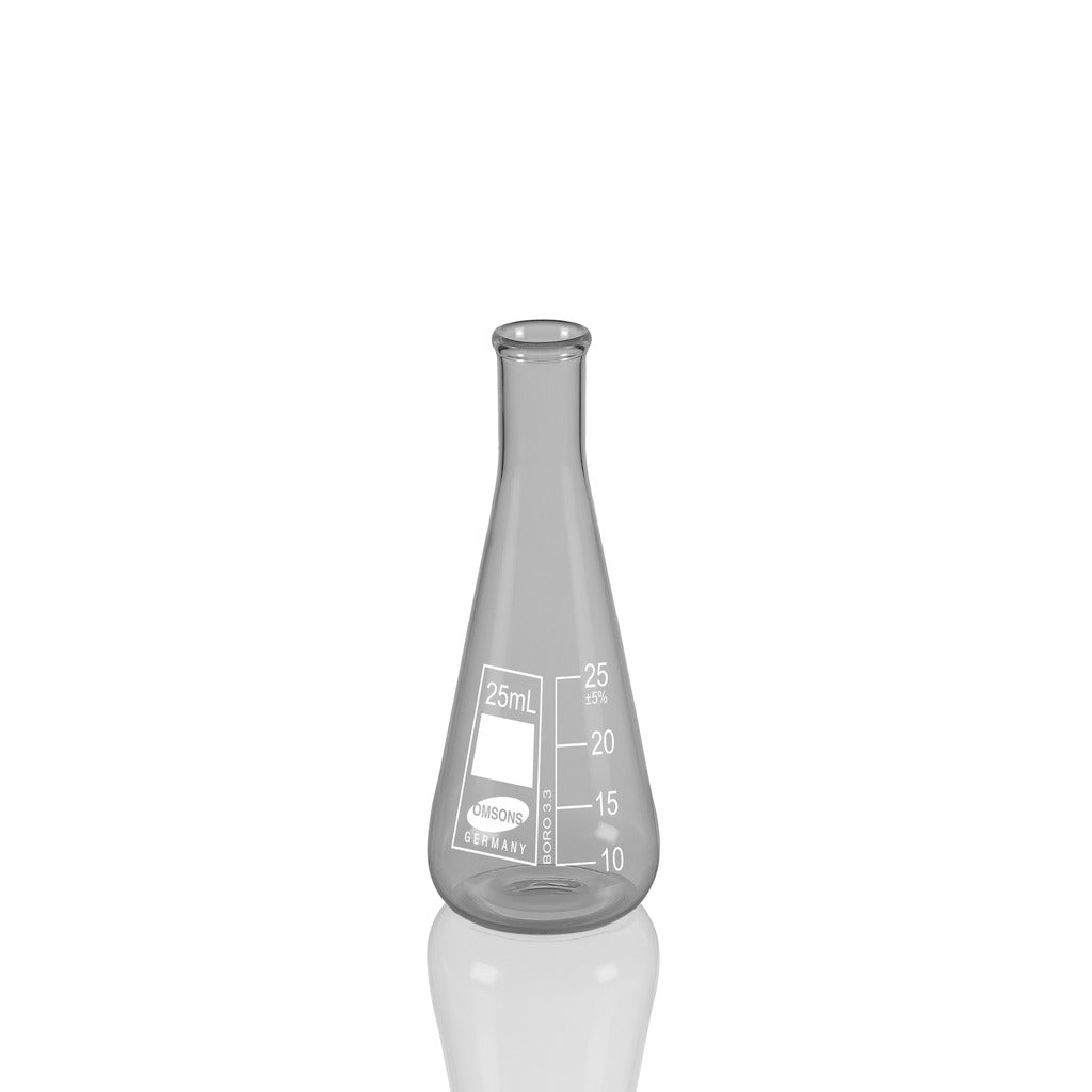 2500ML Borosilicate Glass Filtering Flask - 1/2 Gallon Conical Erlenmeyer Vacuum Flask