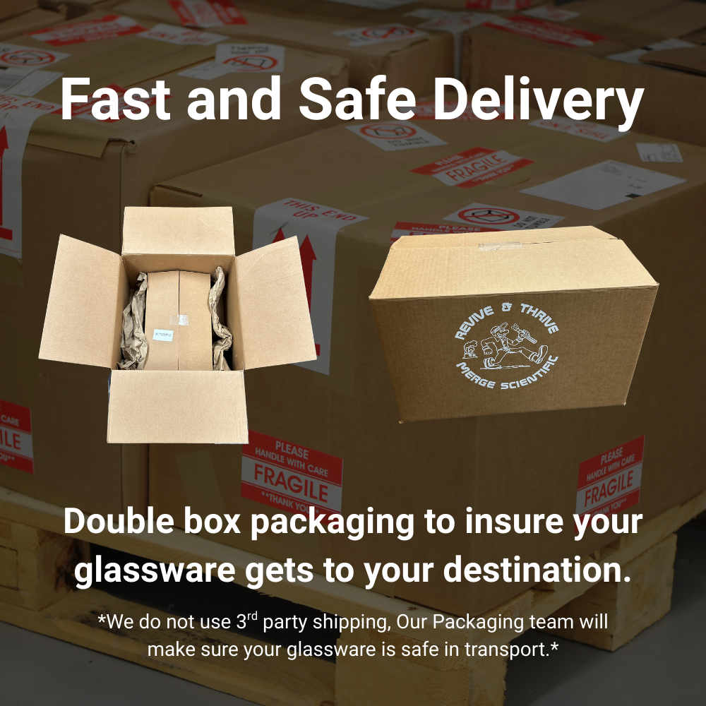 OMSONS - Glass Beaker & Certified Graduated Cylinder Set – 6 Beakers (10ml–1000ml) + 4 Cylinders (5ml–100ml) | Heat-Resistant Beakers, Accurate Lab-Grade Cylinders for Science Experiments, School & Home Labs